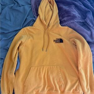 North Face Yellow Hoodie